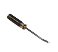 Kalokairi Removedor de grapas con doble cabeza para muebles y marcos, extractor de clavos de aleación de acero endurecido con mango ergonómico, paquete de 2 unidades amarillo y rojo amarillo