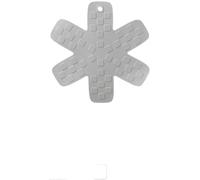 Kalokairi Salvamanteles antideslizantes resistentes al calor, 24,5 x 24,5 cm, gris, multiusos con agujeros para colgar