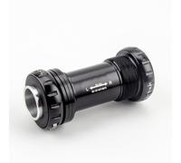 Kalokairi Soporte inferior de bicicleta de 68 a 73 mm, marco roscado BSA, 24 mm para eje con rodamientos sellados, aleación de aluminio, compatible con bielas GXP (negro)