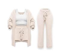 KaloKLU Vestido De Monje Shaolin, Meditar Entrena De Tú Ropa De Laicos Traje Adorar Buda Conjunto De Culto De Buda Meditación Ropa De Monje Esfuerzo Servicio De Té, beige, L