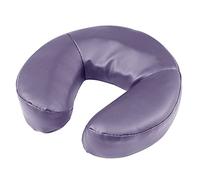 Kalolary Cojín facial de masaje para mesas de masaje, reposacabezas universal de media luna para reposacabezas y cuello, almohada para sillas de masaje, cama de spa (morado)