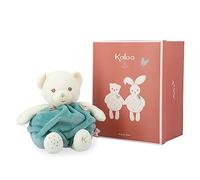 Kaloo - Plume, Burbuja de Amor Oso Verde, Oso de Peluche Suave 30 cm, Dudú Bebé Grande, Desarrolla el Tacto, Bonita Caja de Regalo Personalizable, Desde el Nacimiento, K214001