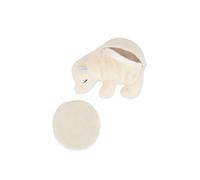 Kaloo - Bolsa de agua caliente y fría - Oso de peluche - Relleno de bolitas de arcilla - Alivia el dolor - Blanco/Beige - Apto desde el nacimiento - K211005