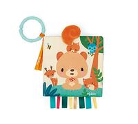 KALOO - Choo - Libro de Estímulo de Tela para Bebés - Choo en el Bosque - Estimulación Sensorial - Material Muy Suave - 14 x 14 cm - Desde el Nacimiento, K971802