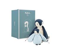 Kaloo - Complices - Dúo Peluches Pingüinos - Azul - 15 cm y 25 cm - Doudou Desde el Nacimiento, K212000