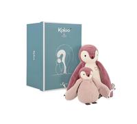 Kaloo - Complices - Dúo Peluches Pingüinos - Rosa - 15 cm y 25 cm - Doudou Desde el Nacimiento, K212004