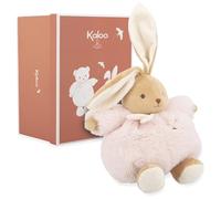 Kaloo, Intemporel, Patapouf Peluche Bebé Conejo Rosa, Desde el Nacimiento | Cuerpo Suave y Mullido Fácil de Agarrar, Puntos Bordados para Descubrir Texturas, Compañero de Mimos, Vichy