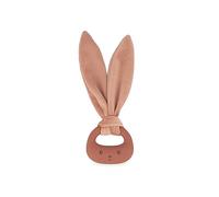 KALOO - Lapinoo - Anillo Mordedor Bebé - Color Terracota - Anilla Conejo - Sin PVC Ni BPA - Textura Doble - Accesorio Bebé - Desde el Nacimiento, K218009