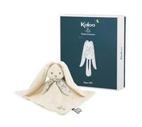 Kaloo - Lapinoo - Doudou Conejo - Peluche Bebé - Couleur Crema - Cuadrado 30 x 30 cm - Algodón y Pana Aterciopelada Muy Suave - Caja Regalo - Desde Nacimiento, K972206
