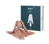 Kaloo - Lapinoo - Doudou Conejo - Peluche Bebé - Couleur Terracota - Cuadrado 30 x 30 cm - Algodón y Pana Aterciopelada Muy Suave - Caja Regalo - Desde Nacimiento, K972208