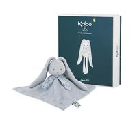 Kaloo Peluche bebé Lapinoo Dudú Conejo azul – 30x30 cm, viscosa y pana, caja regalo