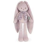 KALOO - Lapinoo - Muñeco Conejo - Peluche Bebé de Pana Aterciopelada - 35 cm - Color Rosa - Material Muy Suave - Caja Regalo - Desde el Nacimiento, K969945