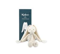 KALOO - Lapinoo - Peluche Conejo - Peluche Bebe Jersey y Punto - 25 cm - Color Crema - Materiales Muy Suaves - Caja de Regalo - Desde el Nacimiento, K969942