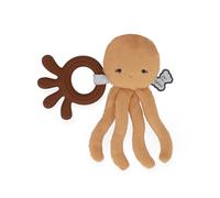 KALOO - Mordedor de Silicona - Forma de Pulpo - Mordedor - Naranja - 14x17cm - Desde el Nacimiento - K211002