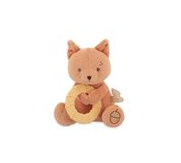Kaloo - Peluche ardilla con anillo de dentición refrigerante - Juguete para bebés de microterciopelo y silicona flexible - Alivia las encías sensibles - Lavable - A partir de 6 meses - K208007