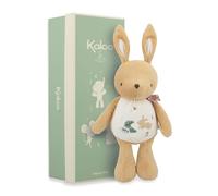 KALOO Peluche Conejo de Nacimiento con Sonido Papel susurrante en el Interior 28 cm Materiales reciclados Compañero mimoso y juguetón Desde K210006