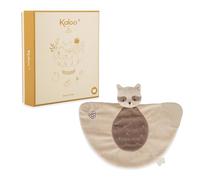 Kaloo - Peluche para la dentición Raton Laveur - Juguete para bebés de microterciopelo y silicona suave - Alivia las encías - Materiales reciclados - Regalo de nacimiento - A partir de 6 meses