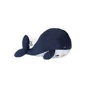 KALOO - Petit Calme - Peluche Térmico Calmante para Bebés - Ballena Azul 32 cm - Efecto Bolsa de Agua Caliente Calor o Frío - Tejido Muy Suave - Desenfundable - Desde el Nacimiento, K970700