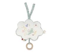 Kaloo Cojín musical Petites Chansons 15 cm Tela y madera UNE Souris Verte Verde/Blanco K210000