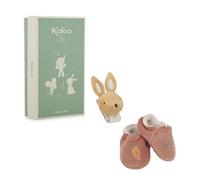 Kaloo, Petites Chansons, Set de Pulsera y Patucos Sonoros Conejo | Desde el Nacimiento, Pulsera de 3-9 Meses y Patucos con Cascabeles, Microterciopelo, Pana, Caja de Regalo