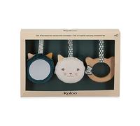 KALOO - Stimuli - 3 Accesorios Sensoriales Portátiles - Juguetes Gatos - Accesorios Bebé - Juguetes de Estímulo Motricidad Fina y Audición - Desde el Nacimiento, K227003