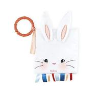 Kaloo, Stimuli, Libro Doudou El Conejo Enamorado 14 cm, Desde el Nacimiento | Descubrimiento de las Emociones, Tierna Historia sobre el Amor y la Familia, Tejidos para Acariciar, Primer Doudou para Bebé