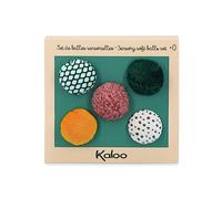 KALOO - Stimuli - Mi Juego de 5 Bolas Sensoriales 5 cm - Suaves y Ligeras, Texturas Variadas - Juego de Encajar - Juguete de Estímulo Motricidad y Manipulación - Desde el Nacimiento, K971605