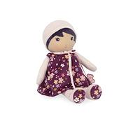 Kaloo - Tendresse, Mi Muñeca de Tela Violette, Muñeca de Trapo 32 cm, Vestido de Flores, Pololos Extraíbles, Bonita Caja de Regalo y Cinta Personalizable, Desde el Nacimiento, K200002