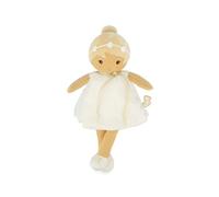 Kaloo - Tendresse - Mi primera muñeca de tela Daphné - Muñeca de trapo de 32 cm - Vestido de organza con lunares - Bonita caja de regalo - Cinta personalizable - Desde el nacimiento, K200021