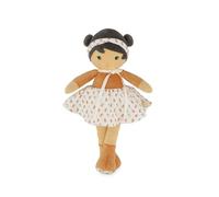 Kaloo - Tendresse - Mi primera muñeca de tela Eloïse - Muñeca de trapo de 32 cm - Vestido de terciopelo acanalado y muselina - Bonita caja de regalo - Cinta personalizable - Desde el nacimiento
