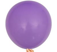 KALOR Globos morados de 18 pulgadas, 10 globos de látex mate, globos redondos grandes para bodas, baby shower, fiesta de cumpleaños y decoración de eventos
