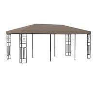 Kaloriko Cenador de 6 x 3 m para jardín con marco de acero, protección UV, techo de agua, poliéster, plegable y estable, para exterior, jardín, fiesta, camping y celebración bajo el sol y la lluvia