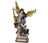 Kaltner Präsente Idea de Regalo - Figura Decorativa de San Michael Arcángel (Altura 14,5 cm)