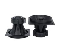 Kalttoy 1 par de altavoces piezoeléctricos de bocina cuadrada de 7,6 cm, zumbadores de cerámica agudos