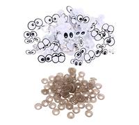 Kalttoy 100 Piezas 0.79-1.97 Pulgadas Forma Mixed Gran Empaquetado Dibujos Animados En Y Negro Tipos Y Tamaños