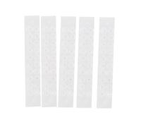 Kalttoy 100 piezas de perlas de acupuntura para orejas de masaje de oído, parches de acupuntura transparentes, desechables, fácil de usar