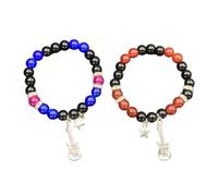 Kalttoy 2 pulseras de Halloween con diseño de arañas para parejas, pulseras de la amistad para uso diario a juego, talla única, como se describe