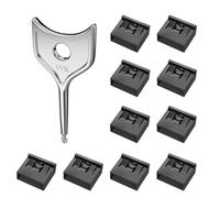 Kalttoy Bloqueadores de puertos USB, protección de datos segura para PC, portátil, portátil, con diseños resistentes, 2 unidades y 10 unidades