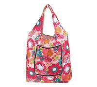 Kalttoy Bolsa de la compra plegable de gran capacidad, bolsa de almacenamiento para reciclar, bolsa de comestibles, hombro de mercado, impresión portátil, compras de comestibles para viajes, a, One