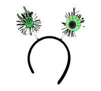 Kalttoy Bonita diadema de murciélago con calabaza que brilla en la oscuridad, diadema novedosa para fiestas, accesorios de fiesta, diadema de calabaza para niños pequeños