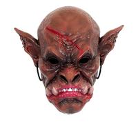 Kalttoy Cabeza zombi de vampiros para adultos, terror, horror, demonios horribles, monstruos, disfraces de Halloween, fiesta, cosplay, caminatas aterradoras, cabeza zombi muerta