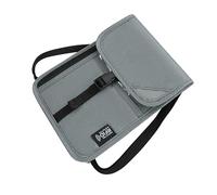 Kalttoy Cartera de viaje RFIDS para el cuello, con correa cruzada ajustable, protección contra robos, bolsa de viaje para pasaporte y documentos, Gray, One Size