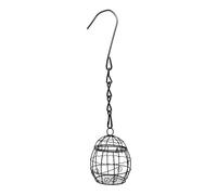 Kalttoy Comedero colgante para pájaros silvestres, soporte para bolas de grasa, comedero para exteriores, para colgar en exteriores, jaula para amantes de la naturaleza