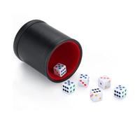 Kalttoy Dados de poliuretano con forma de taza rodante, cómodo recipiente para batir