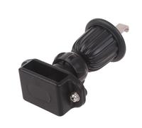 Kalttoy Gancho de acero para coche, soporte de ventilación de aire, práctico clip para cinturón, soporte de coche ABS para radios bidireccionales