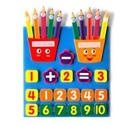 Kalttoy Kits Tablero Número Sentimiento para Niños Pequeños Juegos Matemáticas Adición Y Sustracción Matemáticas Matemáticas Tablero Enseñanza