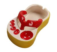 Kalttoy Lindo cuenco de cerámica para servir alimentos, con forma de zapato, mini plato de patatas fritas