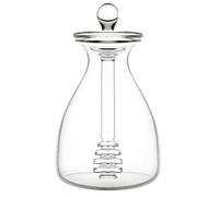 Kalttoy Recipientes de miel con tapa para la cocina del hogar, transparente, 14 onzas