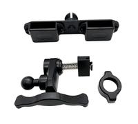 Kalttoy Soporte de radio mejorado para coche, doble dispositivo, soporte para Walkie-Talkies para dispositivos de comunicación, soporte de dispositivo de comunicación en intercomunicadores eficientes