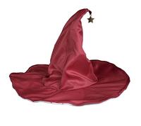 Kalttoy Steampunk Lolita-Sombrero de bruja para Halloween, sombreros de lunares, plisados, disfraz de bruja, cosplay, accesorios para cosplay